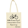 Maišelis Life is like a bicycle